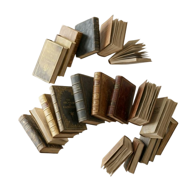 Elegant Floating Books
